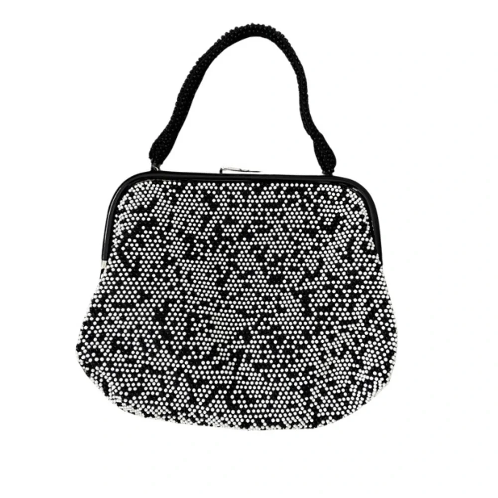Vintage Reversible Beaded Handbag Purse - Picture 2 of 15